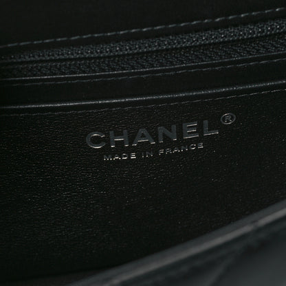 Chanel Lambskin Quilted Mini Rectangular Flap Black 6 of 11