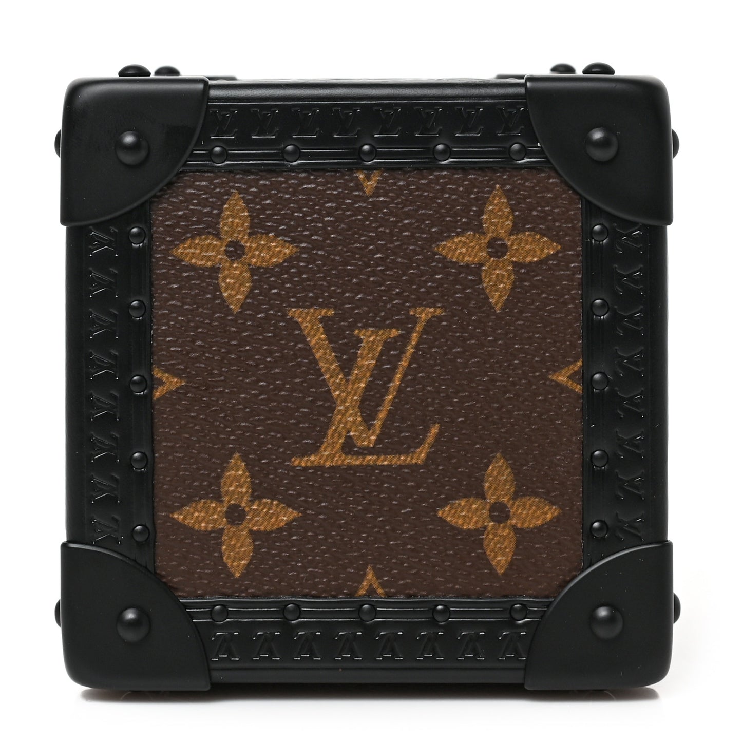 Monogram Cube Paperweight Black