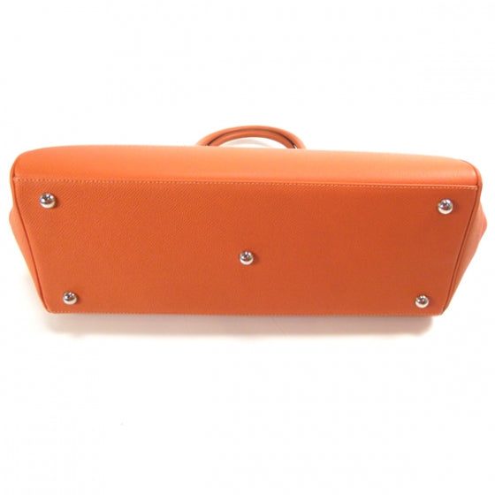 Hermes Veau Epsom Paris Bombay Orange 4 of 10