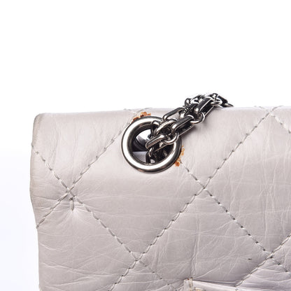 Chanel Aged Calfskin Quilted 50th Anniversary 2.55 Reissue 228 Flap White 18 of 27