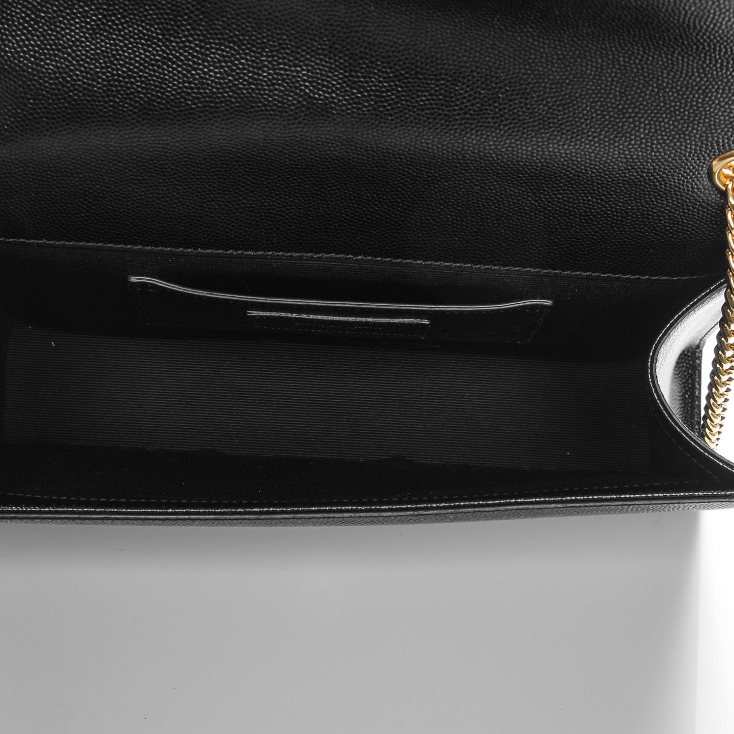 Grain De Poudre Medium Classic Monogram Kate Satchel Black