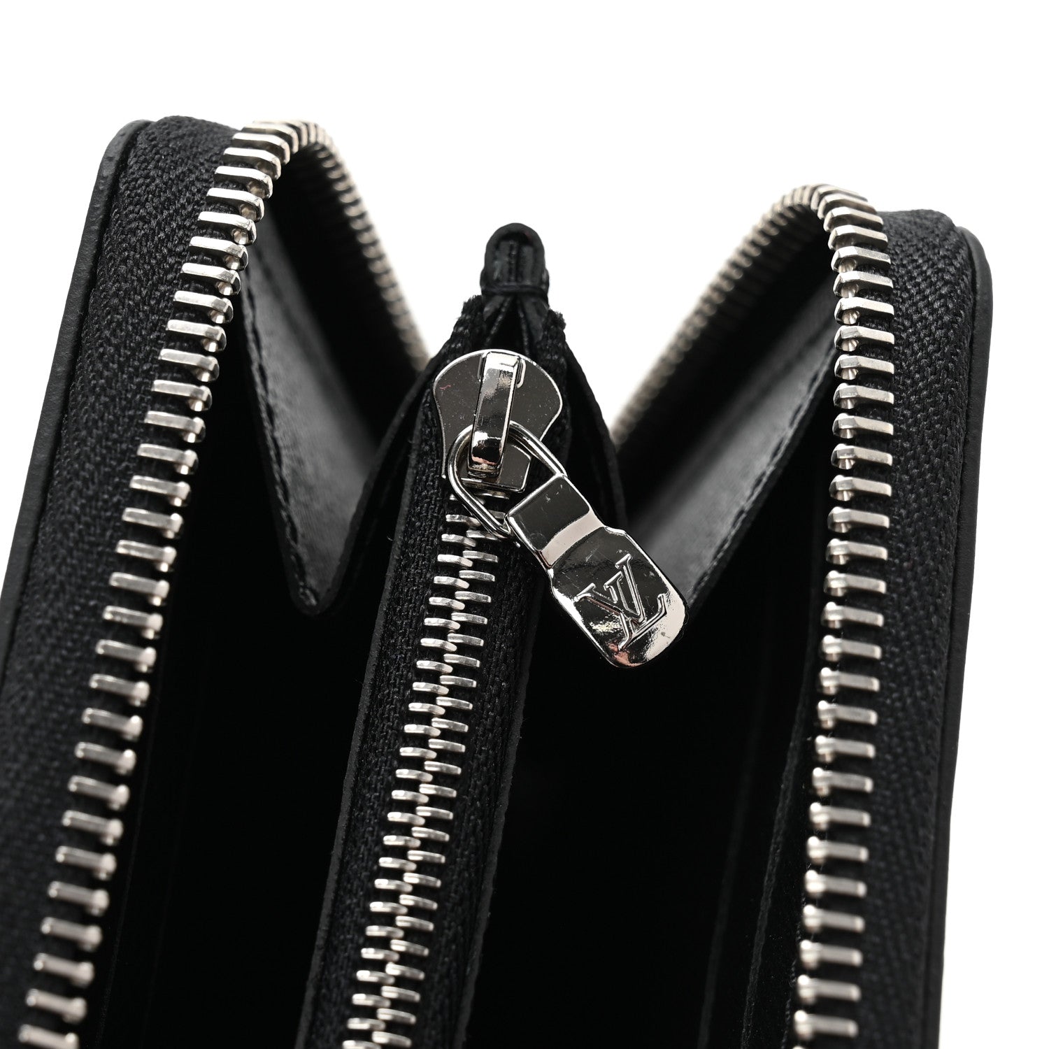Louis Vuitton Epi Clemence Wallet Black 7 of 8