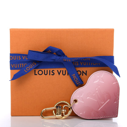 Louis Vuitton Vernis Degrade Heart Bag Charm Pink 4 of 4