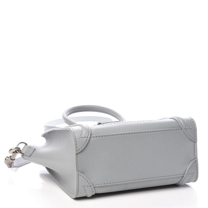 Celine Smooth Calfskin Nano Luggage Sky 4 of 14