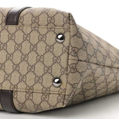 Gucci GG Plus Monogram Medium Joy Tote Dark Brown 10 of 11