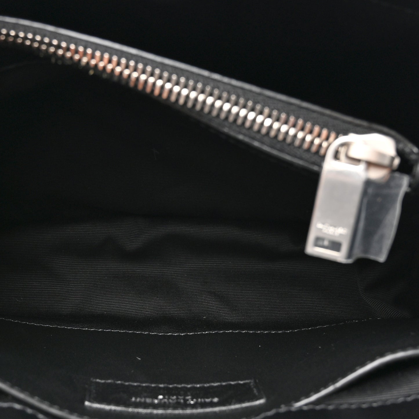 Calfskin Y Quilted Monogram Small Loulou Chain Satchel Black