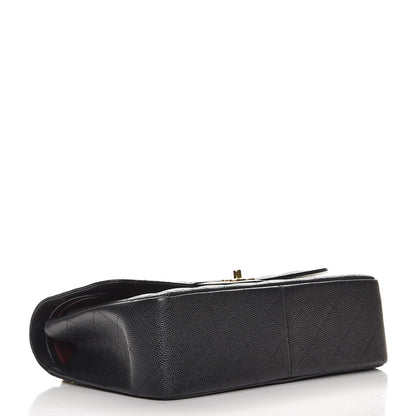 Chanel Caviar Quilted Jumbo Double Flap Black 5 of 10