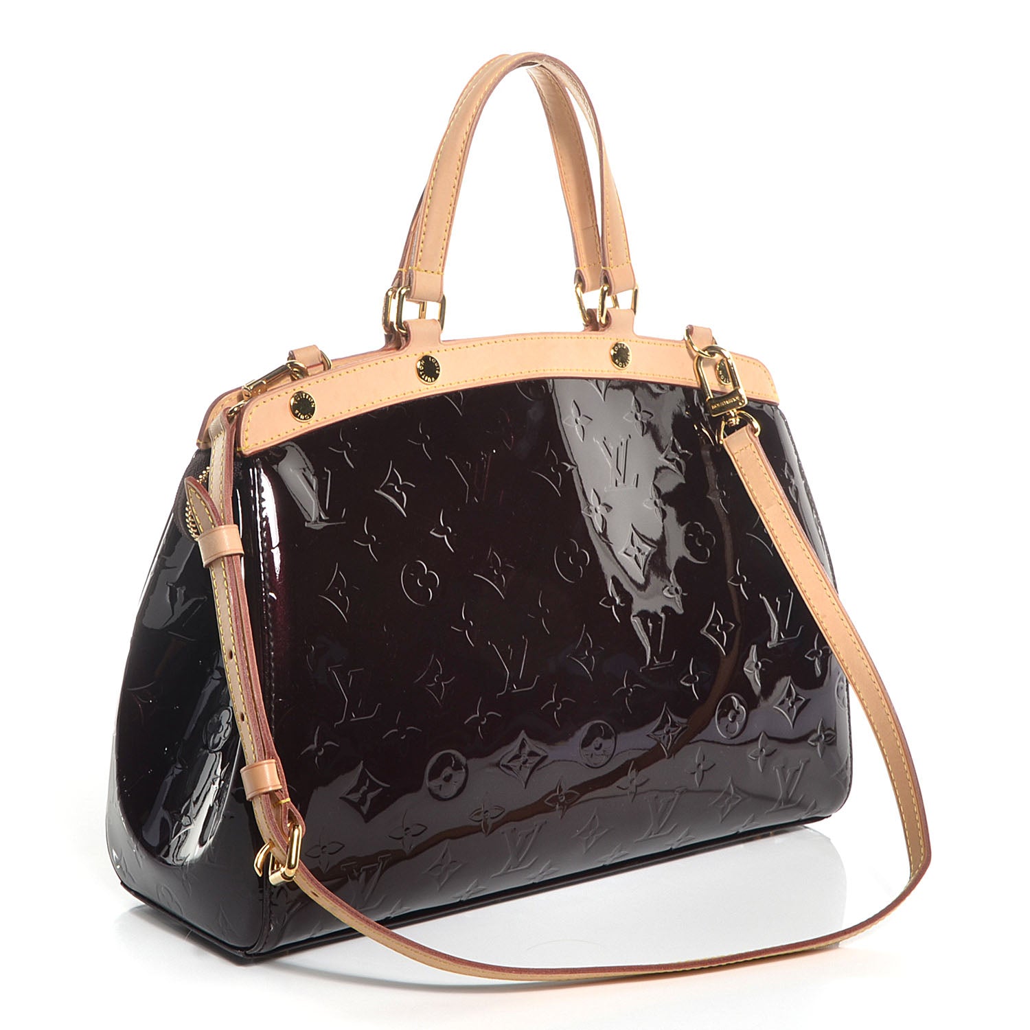 Louis Vuitton Vernis Brea MM Amarante 3 of 9