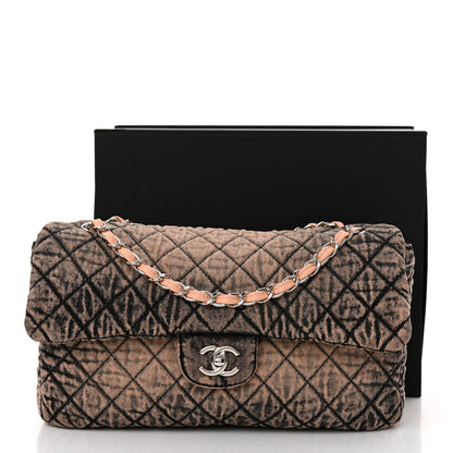 Chanel Denim Quilted Denimpression Flap Rose Clair 11 of 11