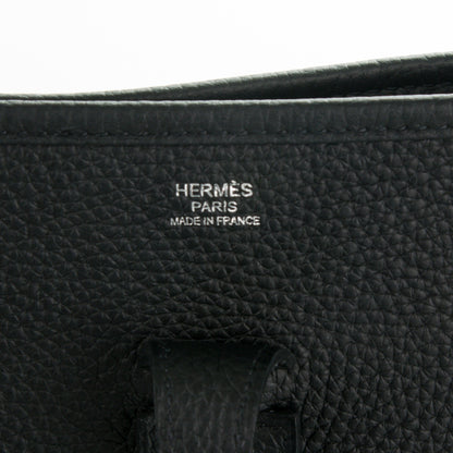 Hermes Taurillon Clemence Evelyne III PM Black 6 of 7