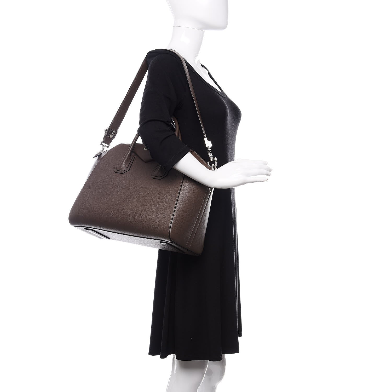 Givenchy Sugar Goatskin Medium Antigona Heather Grey 2 of 11