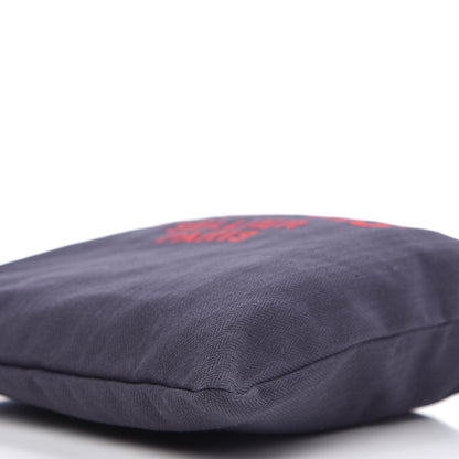 Hermes Canvas Swift Aline Grooming Bag Navy 7 of 9