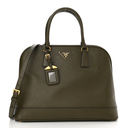 Prada Saffiano Lux Medium Promenade Tote Militare 1 of 13
