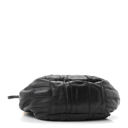 Prada Nappa Stripes Mini Shoulder Bag Black 4 of 9