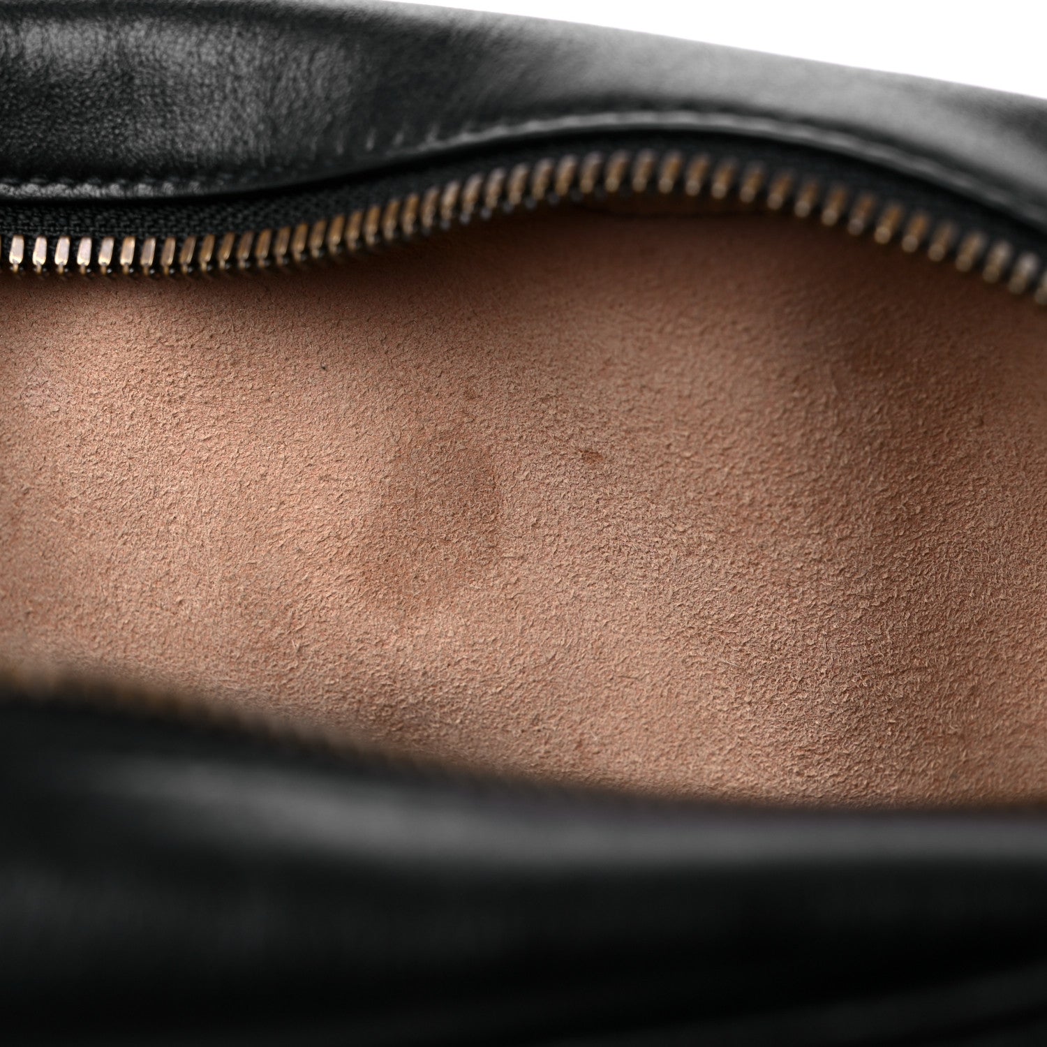 Gucci Calfskin Matelasse Small GG Marmont Chain Shoulder Bag Black 12 of 21