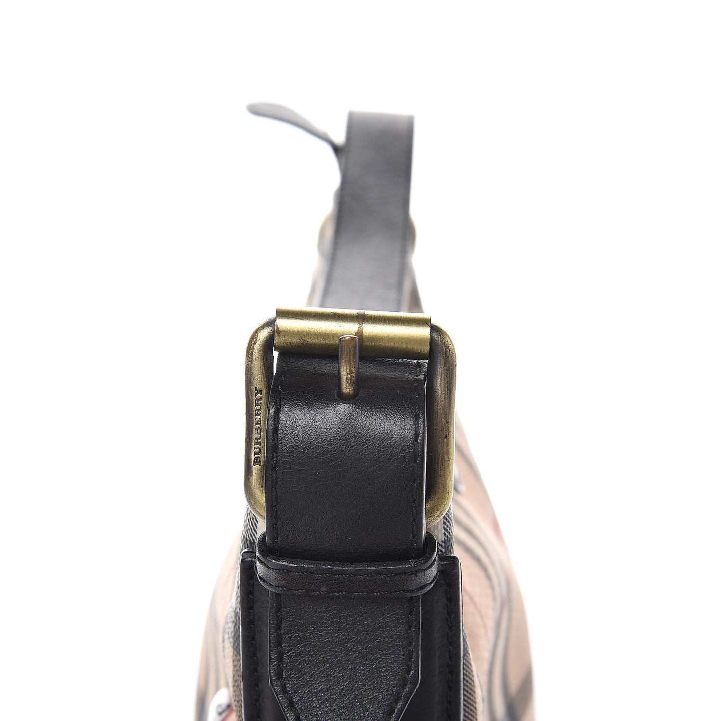 House Check Hobo Black