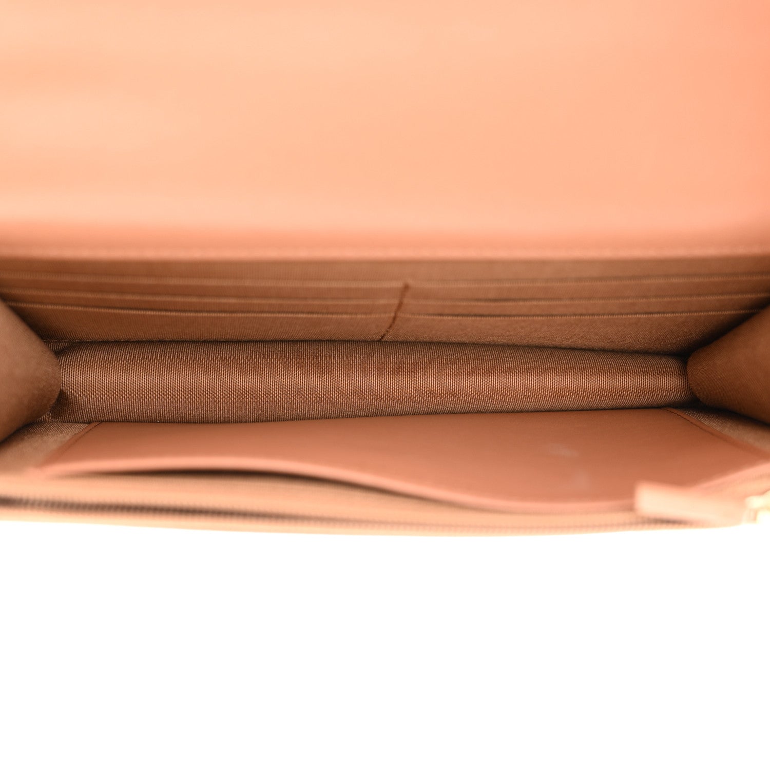 Chanel Lambskin Quilted Chanel 19 Wallet On Chain WOC Brown 5 of 12