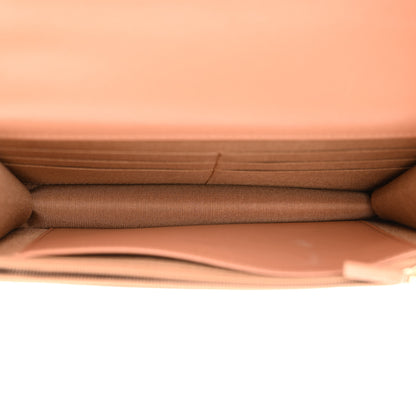 Chanel Lambskin Quilted Chanel 19 Wallet On Chain WOC Brown 5 of 12