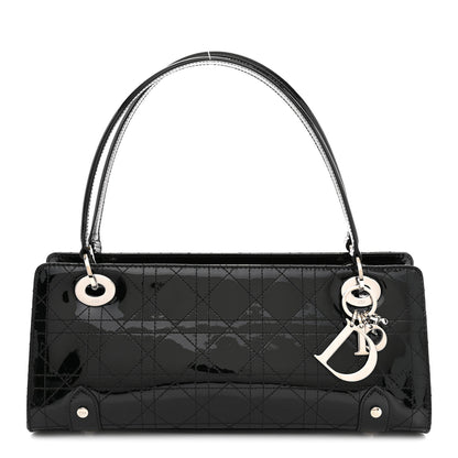 Christian Dior Patent Cannage Stitched East West Lady Dior Black 1 of 10