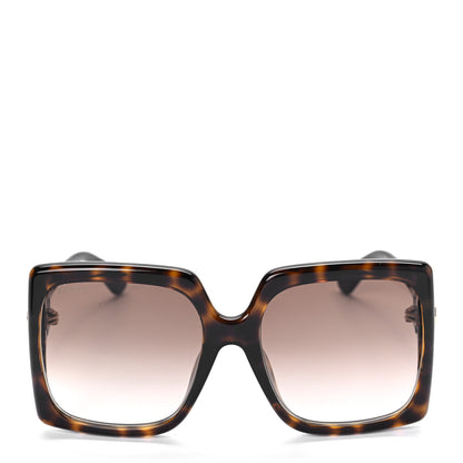 Gucci Acetate Square Frame Sunglasses GG0876SA Tortoise 2 of 8
