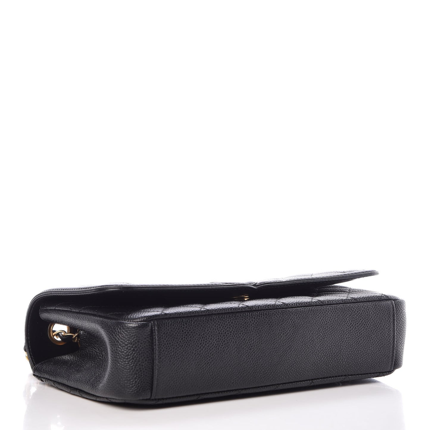 Caviar Quilted Medium CC Filigree Flap Black