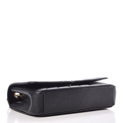 Chanel Caviar Quilted Medium CC Filigree Flap Black 4 of 10