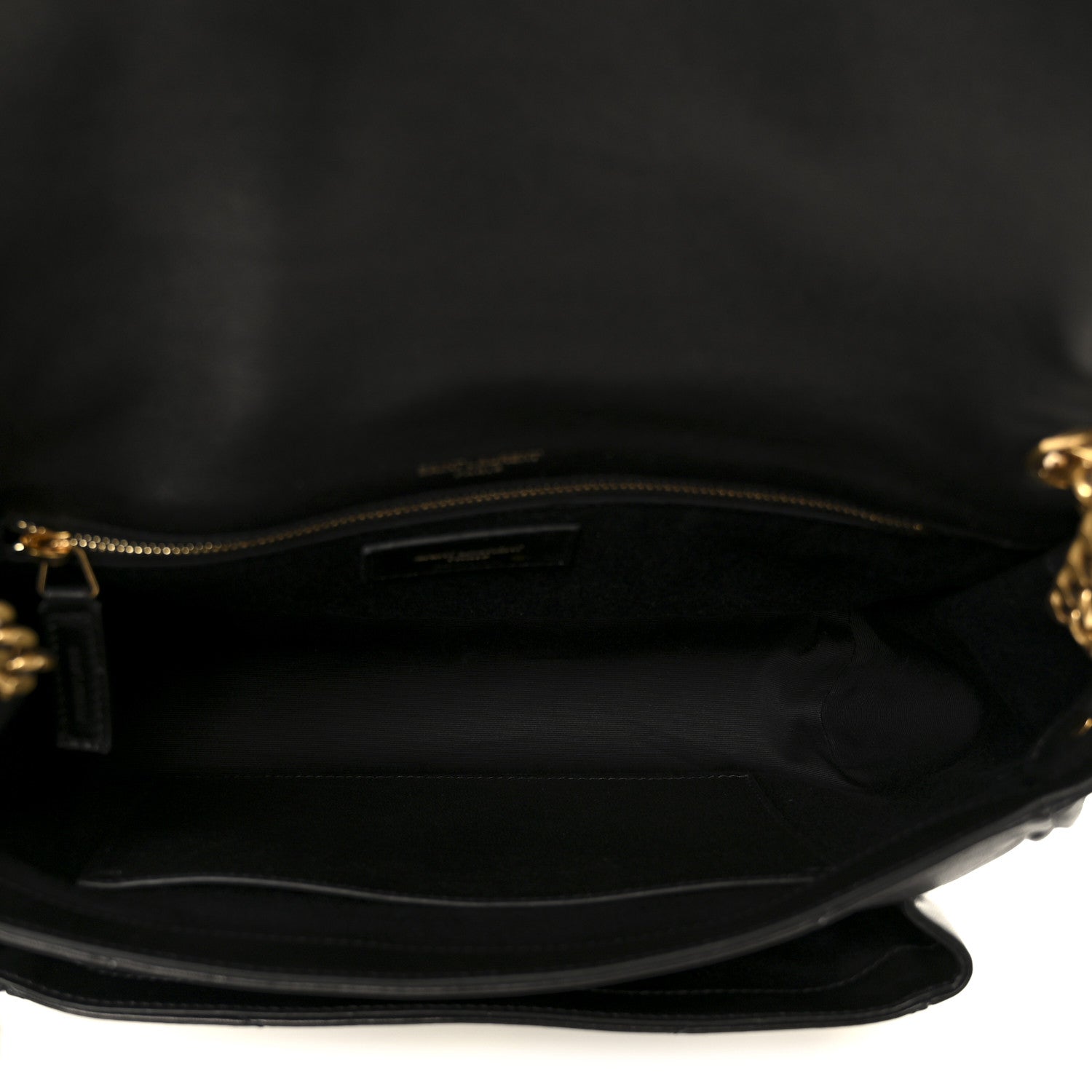 Saint Laurent Lambskin Matelasse Monogram Medium Niki Chain Satchel Black 5 of 11