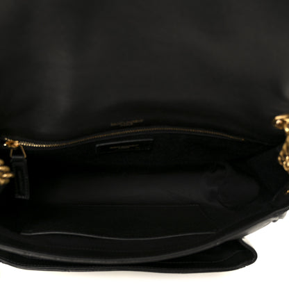 Saint Laurent Lambskin Matelasse Monogram Medium Niki Chain Satchel Black 5 of 11