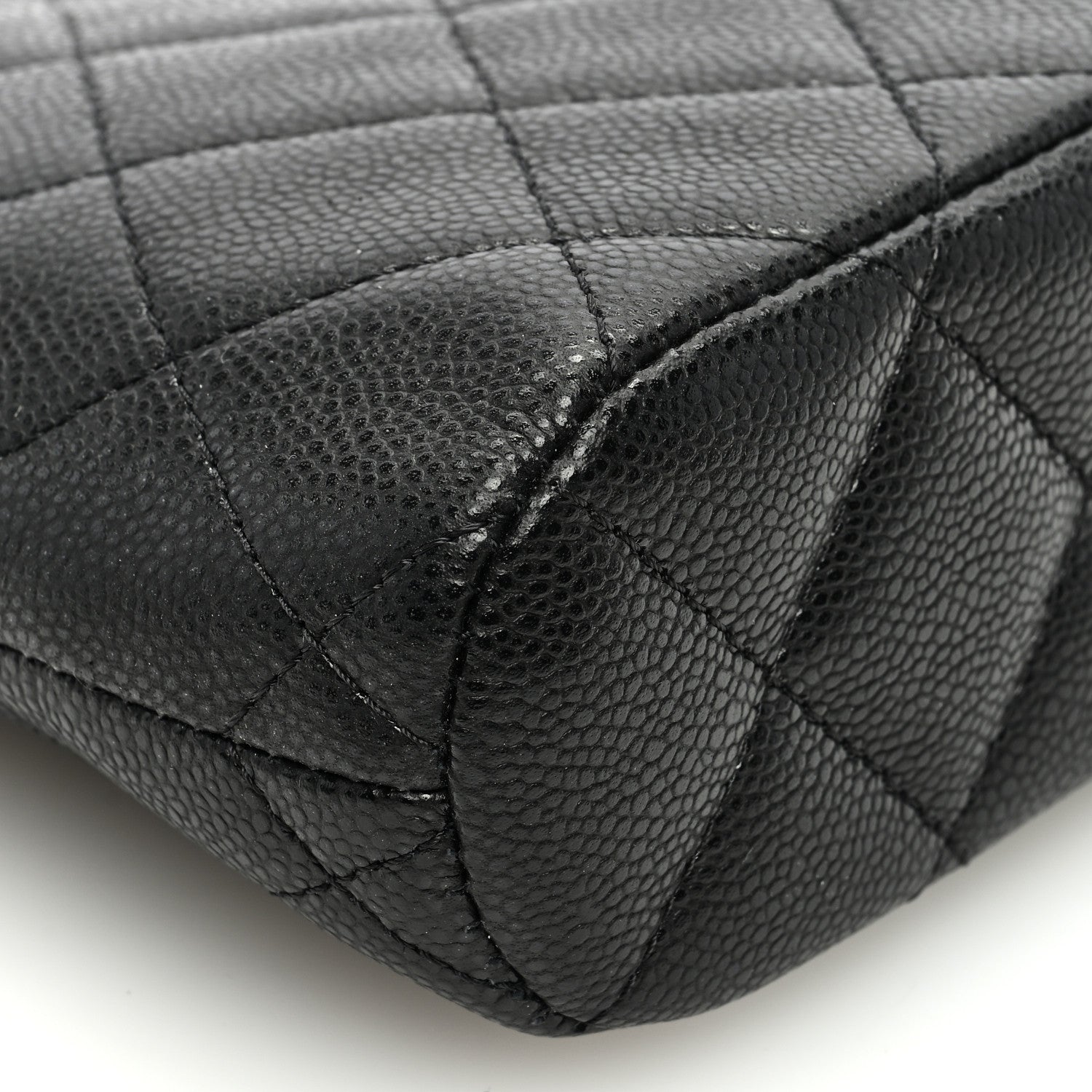 Chanel Caviar Quilted Classic Clutch With Chain Black 9 of 11
