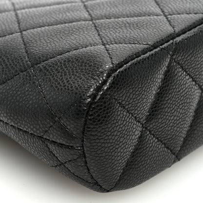 Chanel Caviar Quilted Classic Clutch With Chain Black 9 of 11