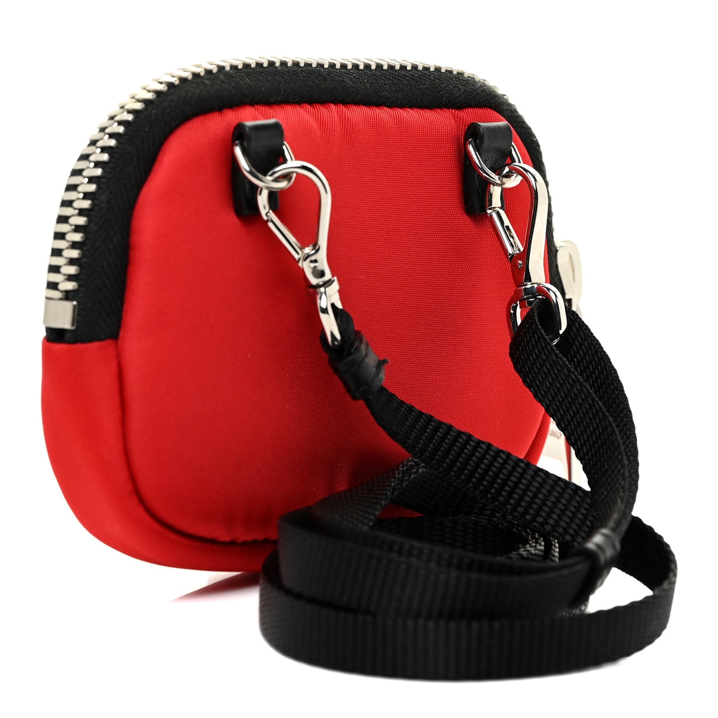 Trick Tessuto Nylon Cargo Pouch Rosso Black