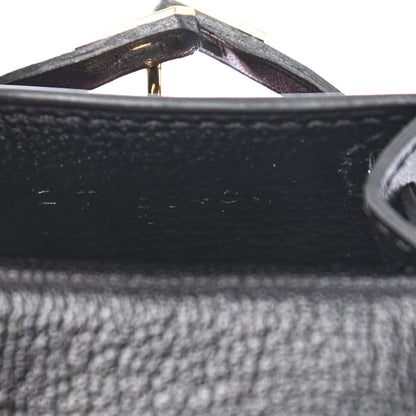 Hermes Tadelakt Mini Kelly Twilly Bag Charm Black 4 of 4