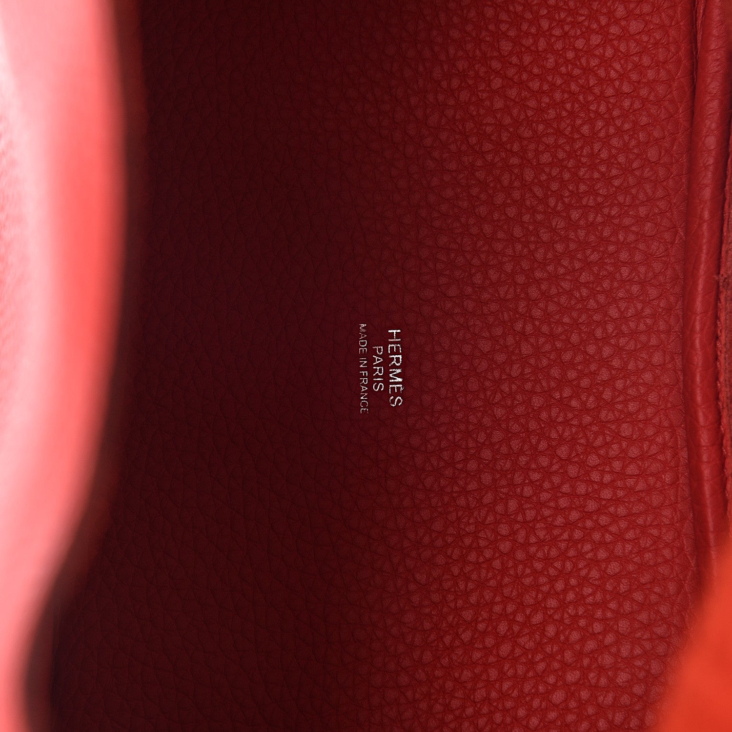 Hermes Taurillon Clemence Picotin Lock 18 PM Rouge De Coeur 6 of 11