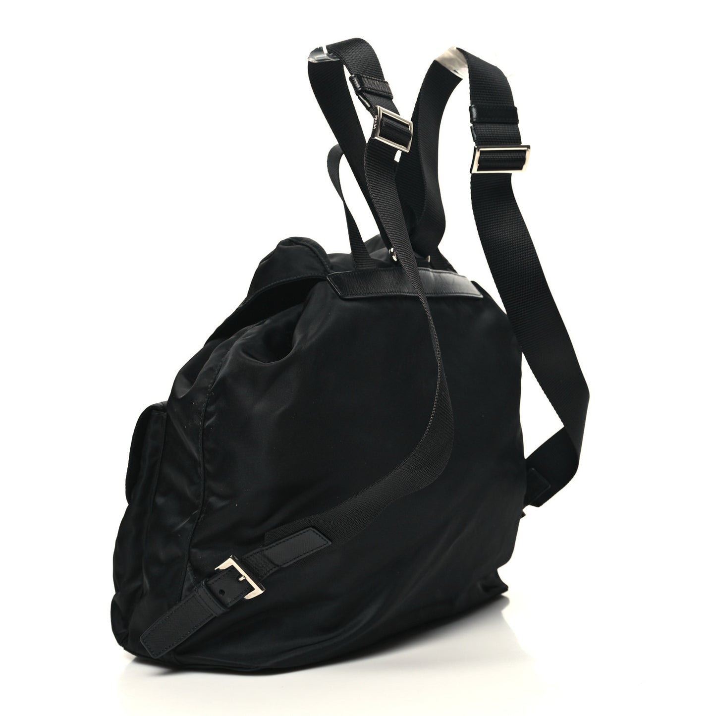 Nylon Vela Medium Backpack Black