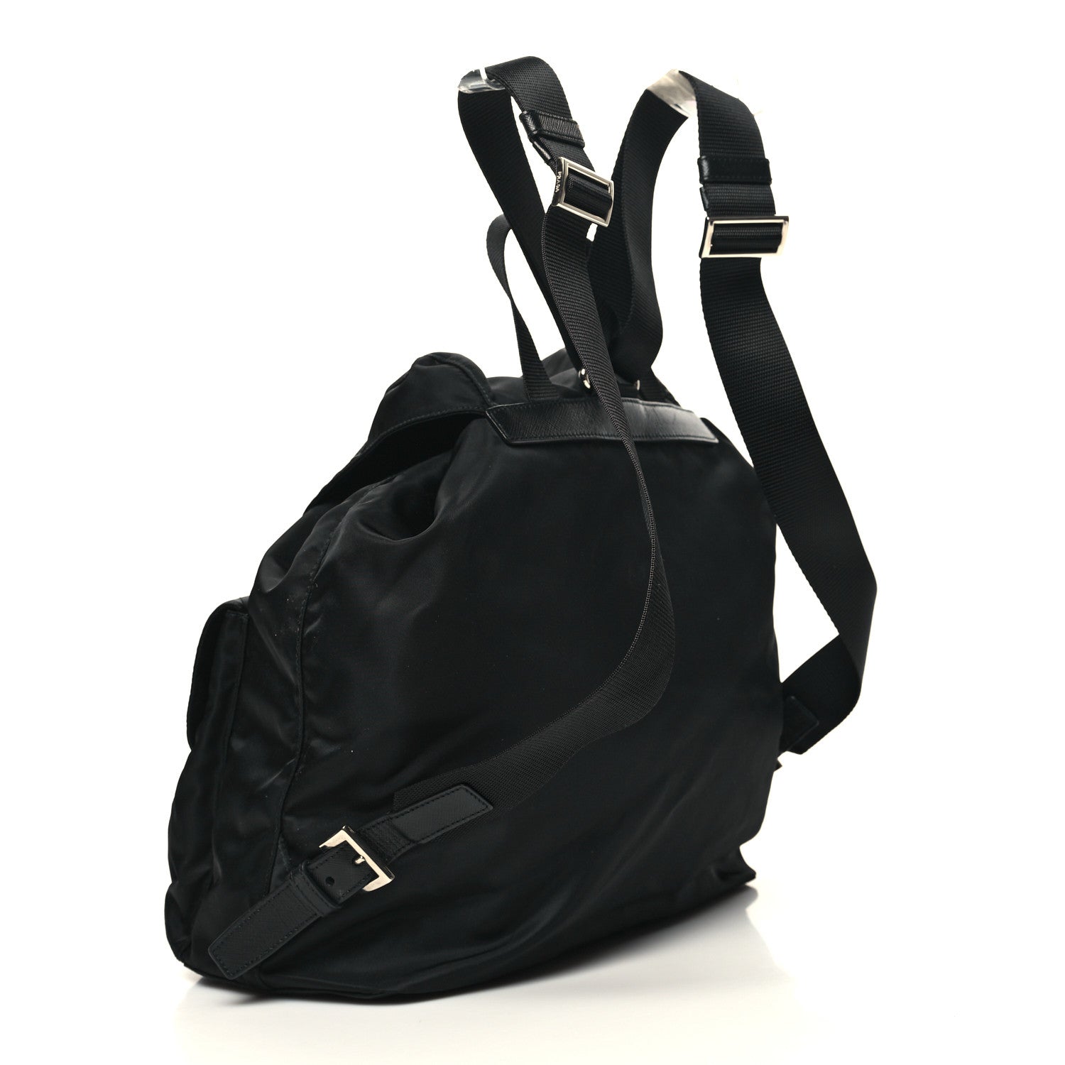 Prada Nylon Vela Medium Backpack Black 3 of 9