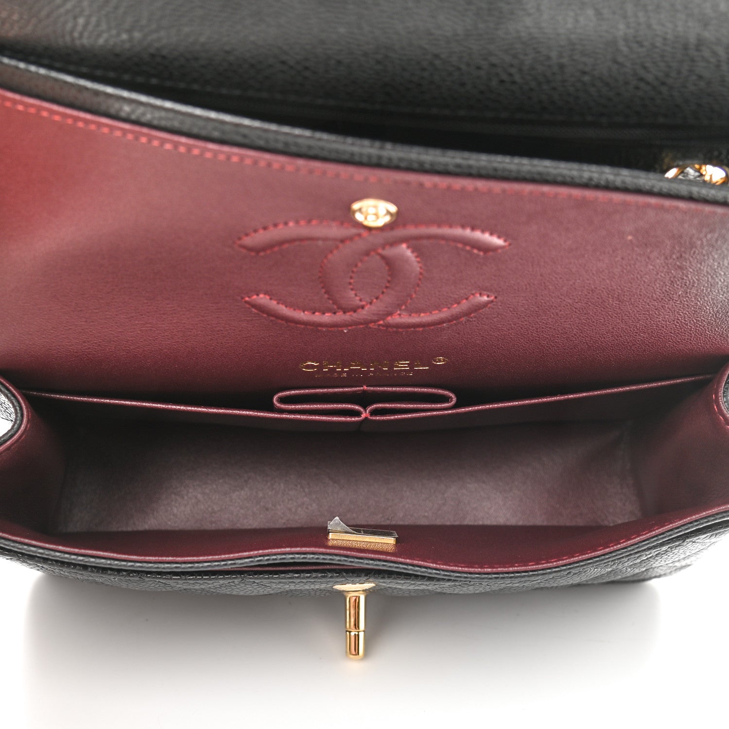 Chanel Caviar Quilted Small Double Flap Black 5 of 9