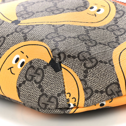 Gucci GG Supreme Monogram Banana Childrens Belt Bag Beige Ebony Multicolor Carrot Orange 10 of 10