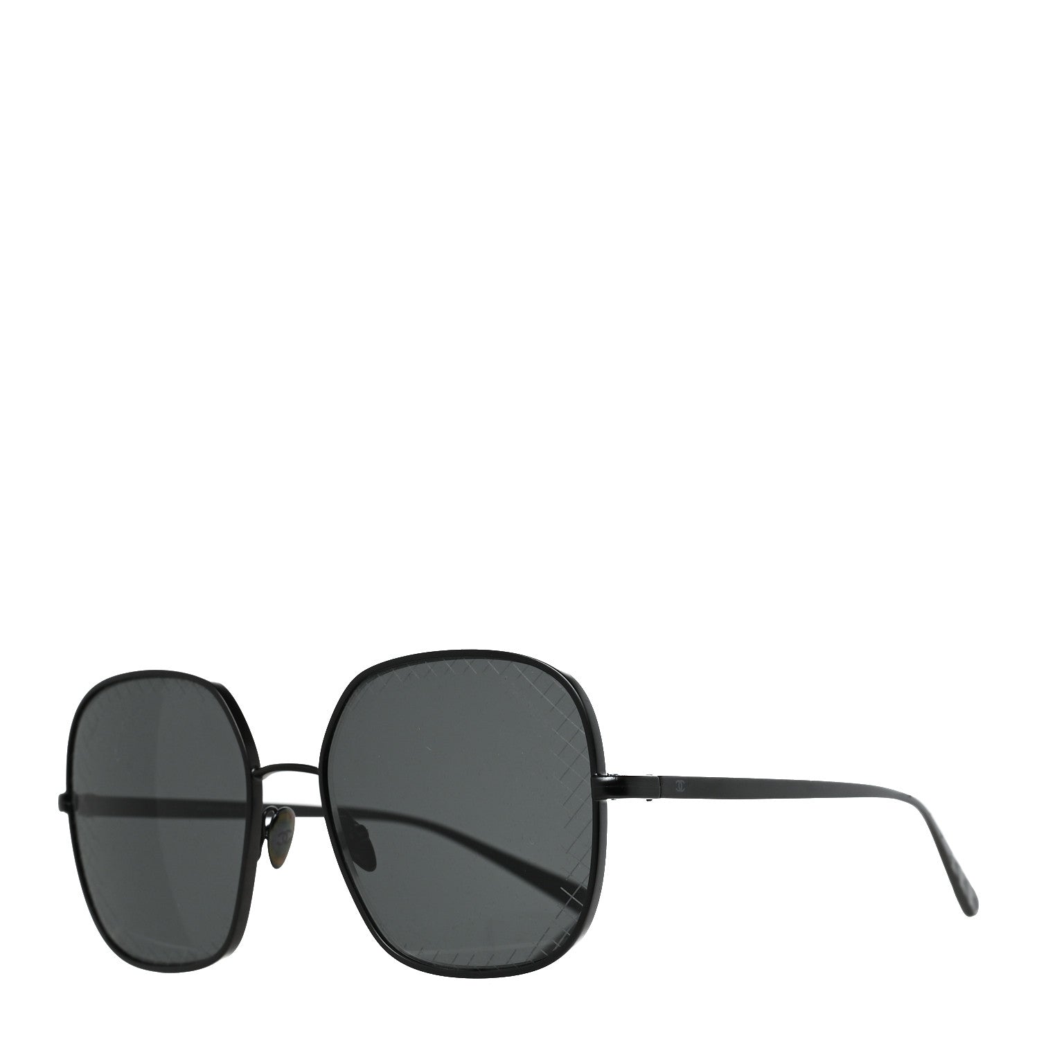 Chanel Square Sunglasses 4252 Black 1 of 7