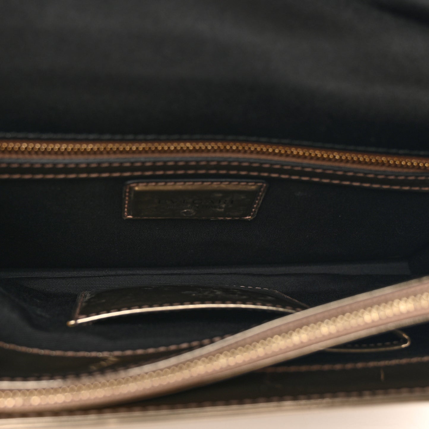 Metallic Calfskin Serpenti Forever Crossbody Bag Gold