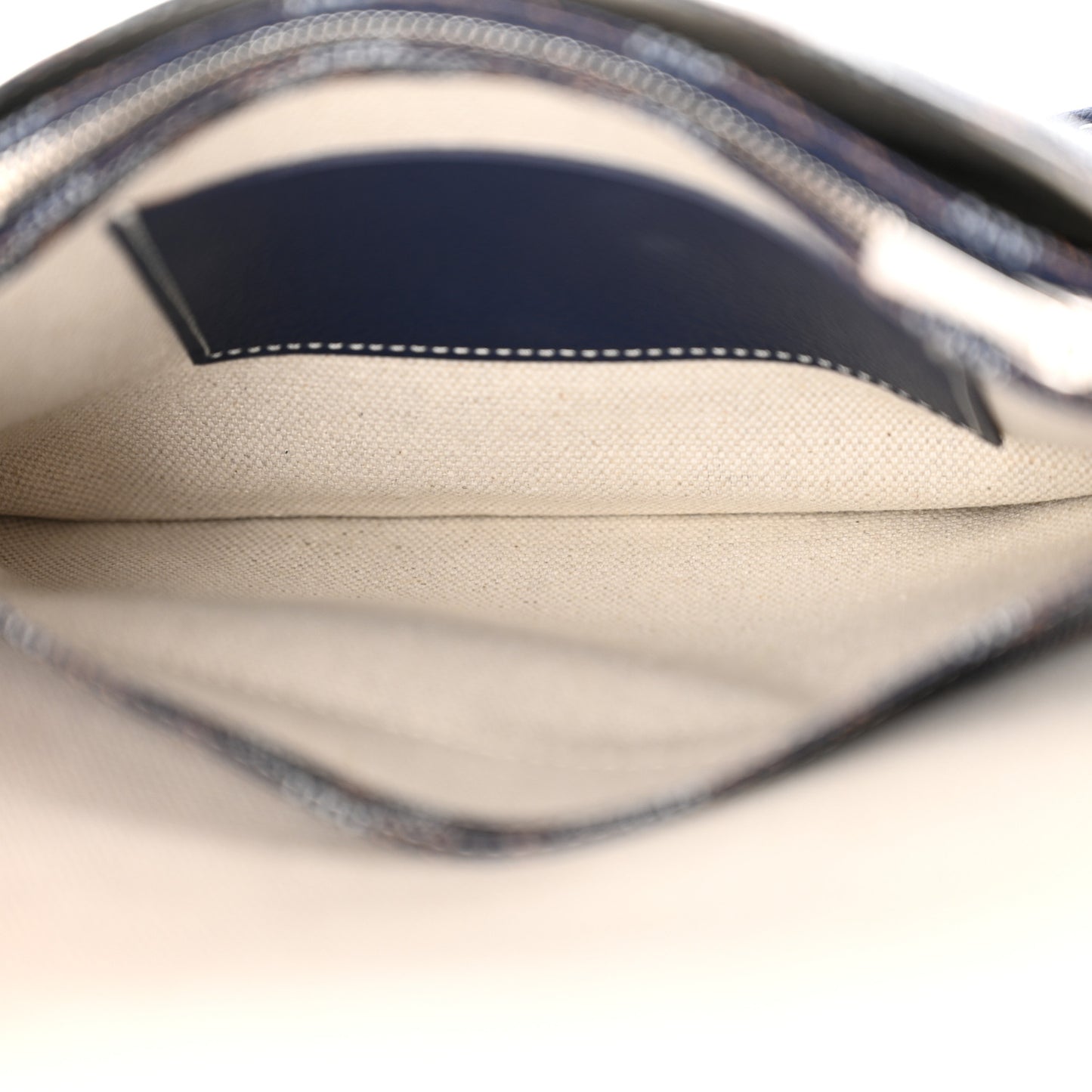 Goyardine Plumet Wallet Clutch Navy