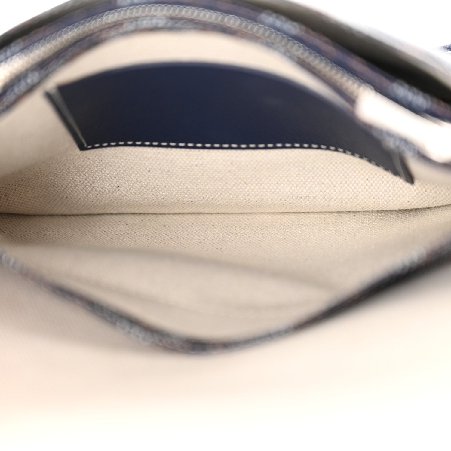 Goyard Goyardine Plumet Wallet Clutch Navy 6 of 10