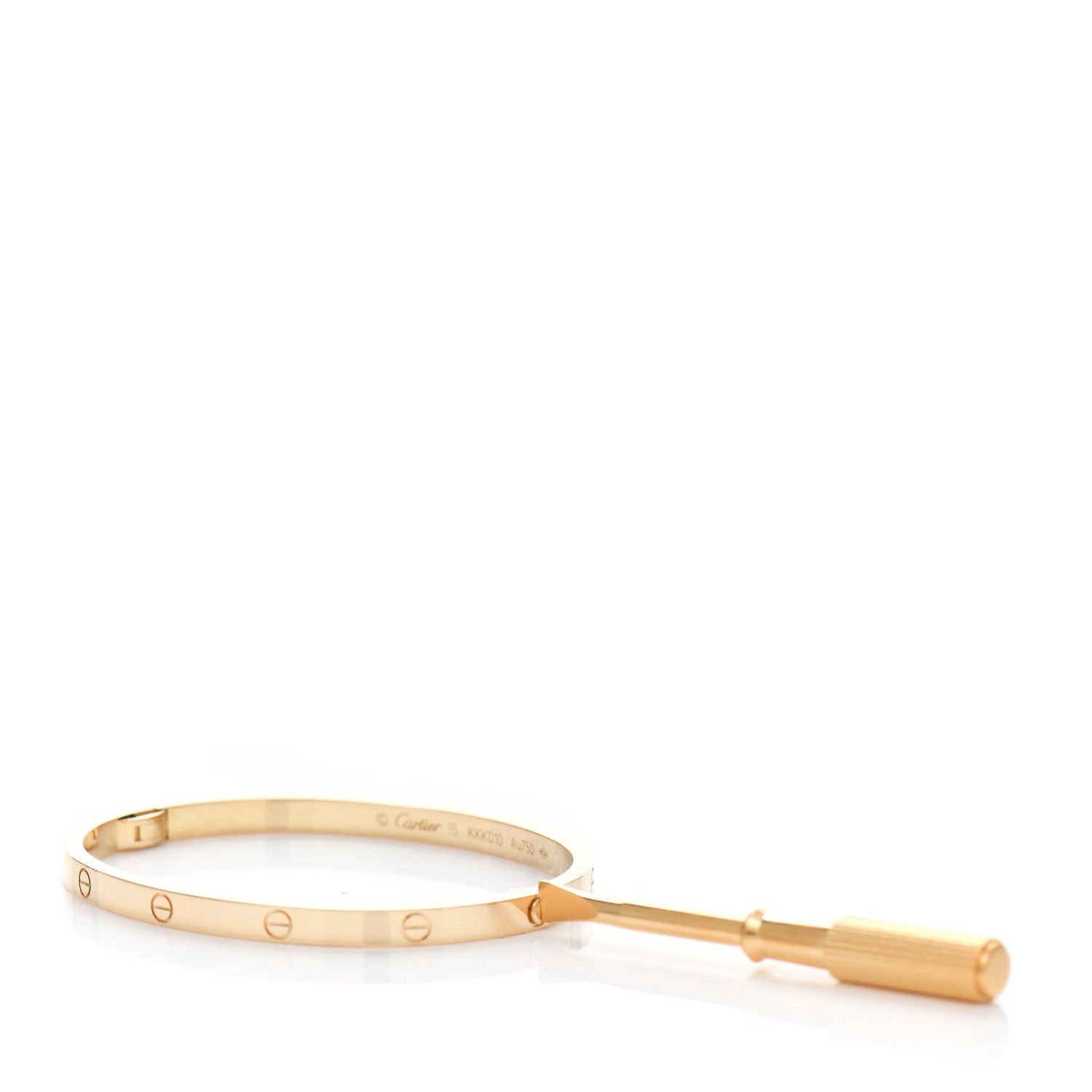Cartier 18K Yellow Gold Small LOVE Bracelet 15 3 of 5
