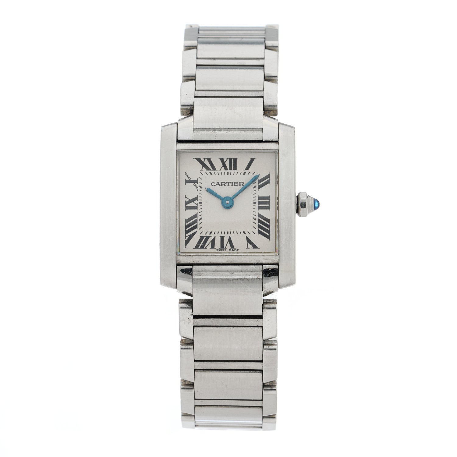 Cartier Stainless Steel 20mm Tank Francaise Quartz Watch 1 of 4