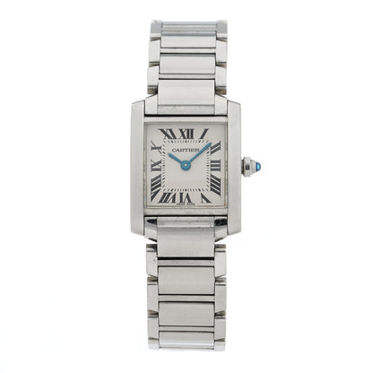 Cartier Stainless Steel 20mm Tank Francaise Quartz Watch 1 of 4