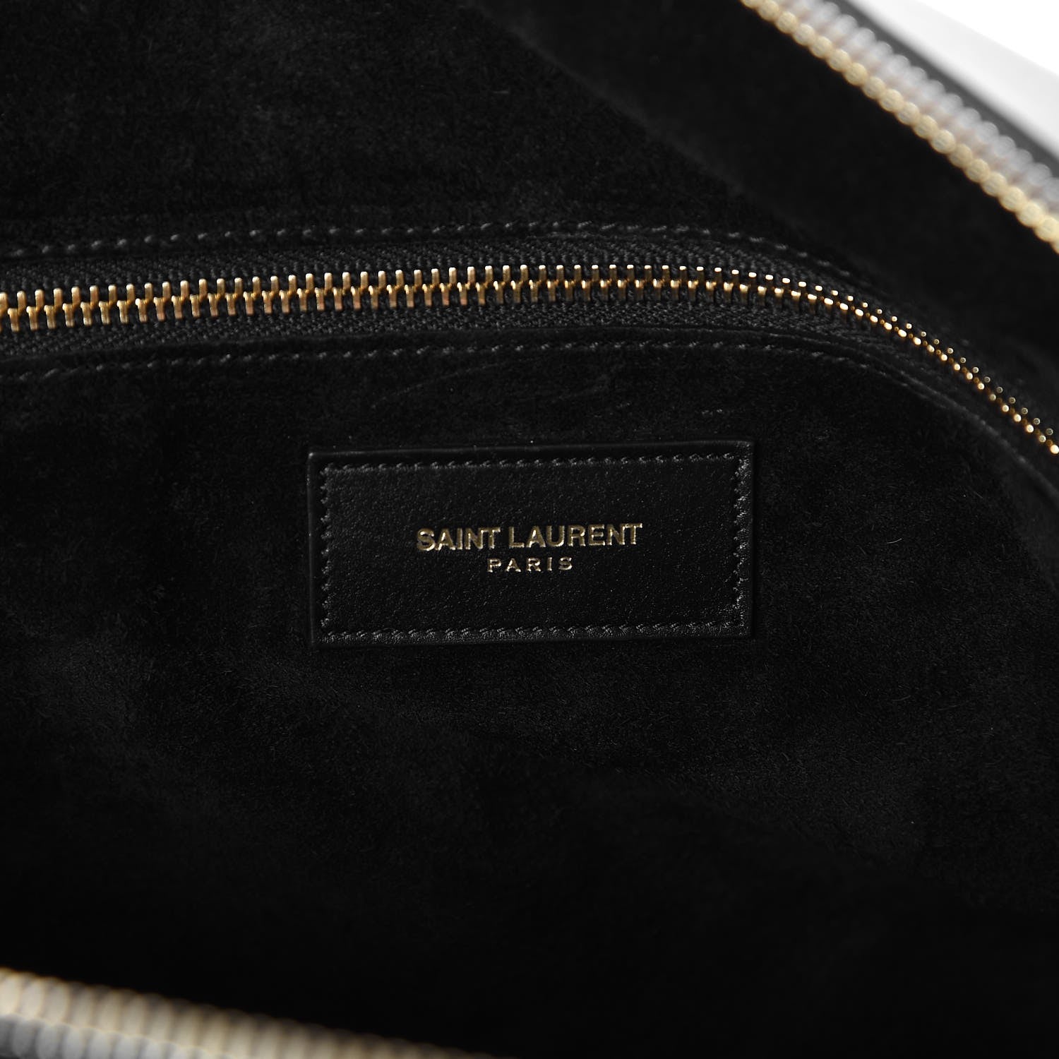 Saint Laurent Smooth Calfskin Bi-Color Duffle 12 Beige Black 6 of 7