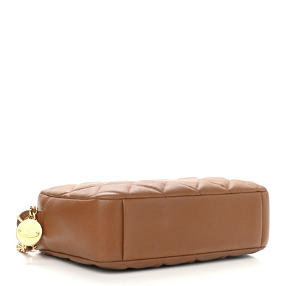 Chanel Lambskin Quilted Small Diamond CC Camera Case Brown 4 of 9