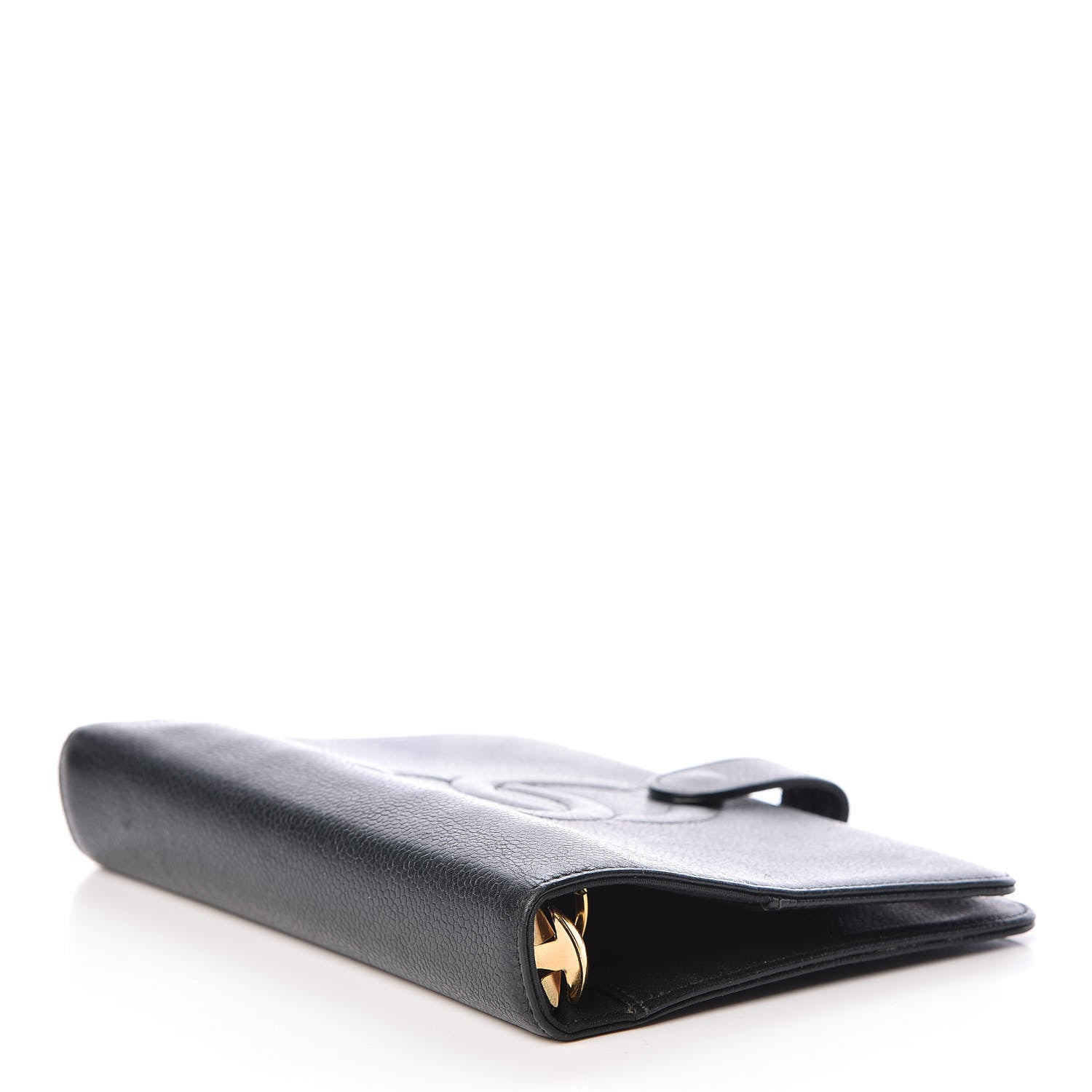 Chanel Caviar Timeless CC Ring Agenda Planner Dark Green 4 of 10