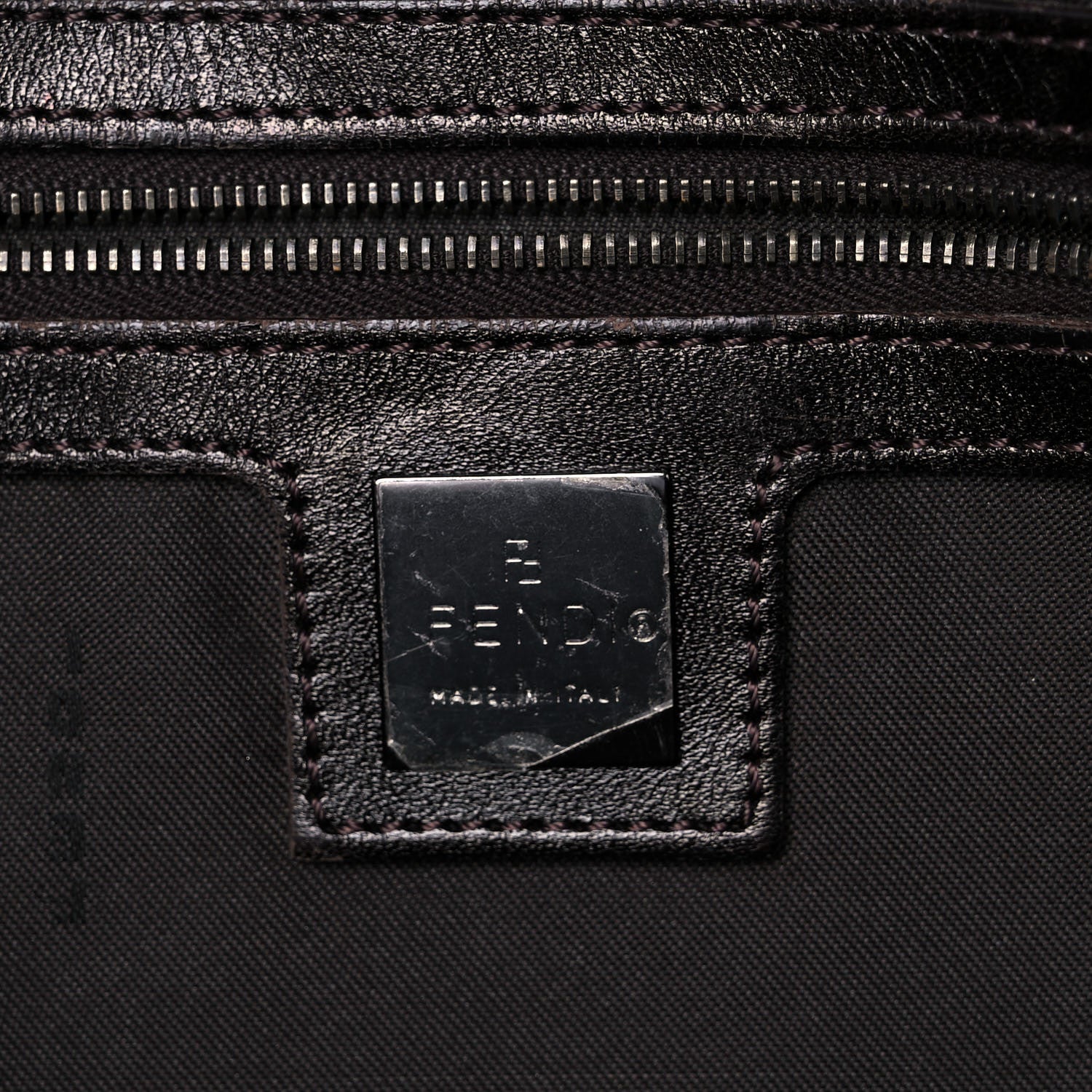 Fendi Zucca Buckle Tote Tobacco 5 of 27
