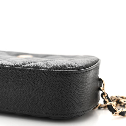 Chanel Caviar Quilted Vanity With Chain Black 11 of 12
