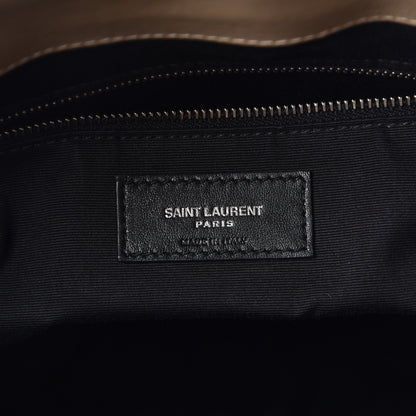 Saint Laurent Calfskin Y Quilted Monogram Large Loulou Shopper Nude Powder 6 of 12